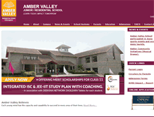 Tablet Screenshot of ambervalleyschool.org